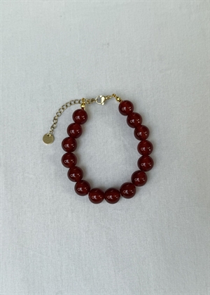 Karneol armbånd Rødbrun By ANTHON
